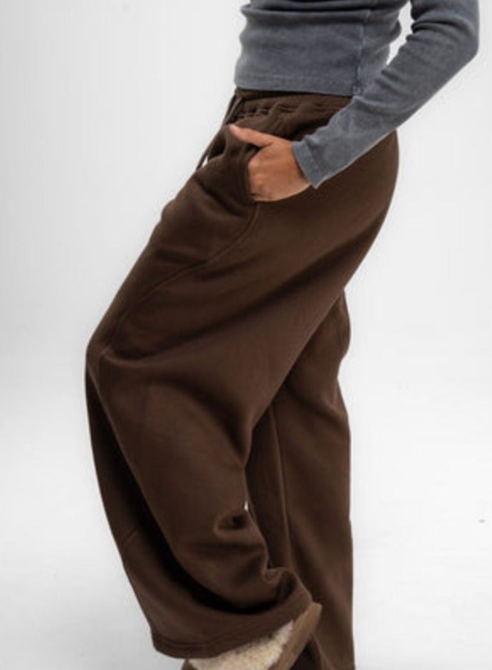 In Your Shoe Brown Super Loose Swants - Image 4