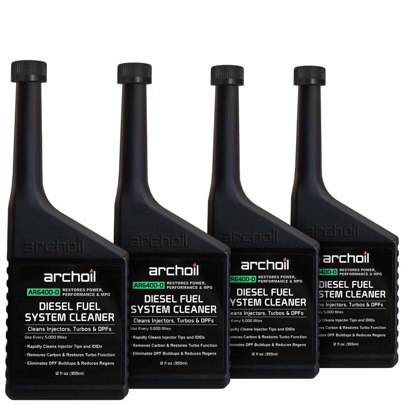Archoil AR6400D Diesel Fuel System Cleaner Four Pack Cleans Injectors Turbo DPF
