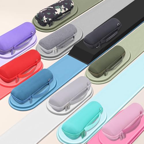 co2CREA Hard Travel Case Replacement for JBL Flip 7 Flip 6 FLIP 5 Waterproof Portable Bluetooth Speaker (Purple Case) - Image 3