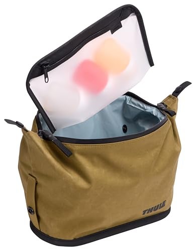 Thule Aion Toiletry Bag Waterresistant bag for toiletries makeup and shaving essentials Removable liquids bag included Easy to clean Snap loop to easily hang Waxed PFCfree fabric - Image 3