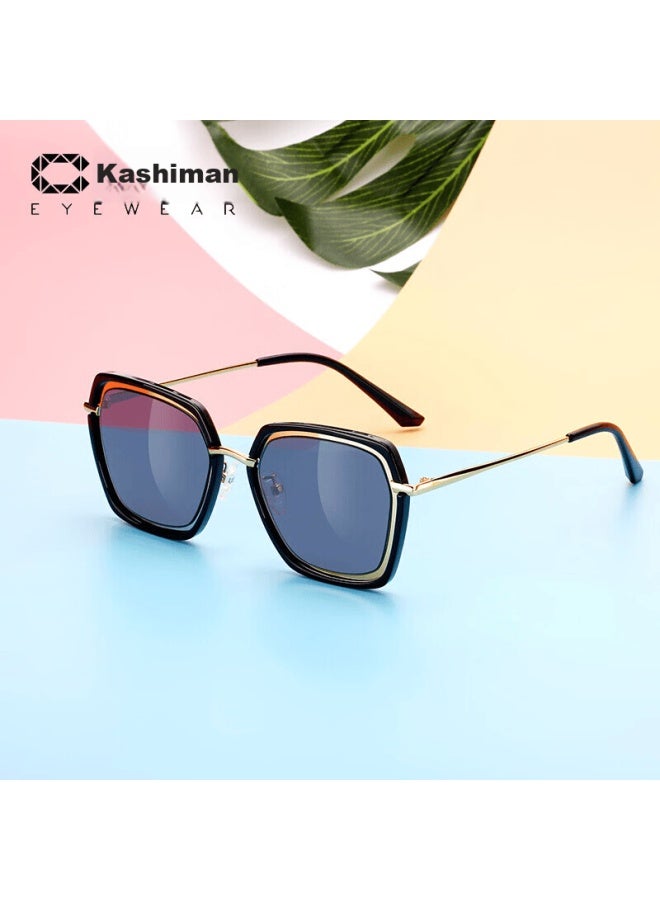 Caxman Women's Elegant Large Frame Sungl Suitable For Square And Round Faces, Korean Style Trendy Uv Protection Sungl - Image 3