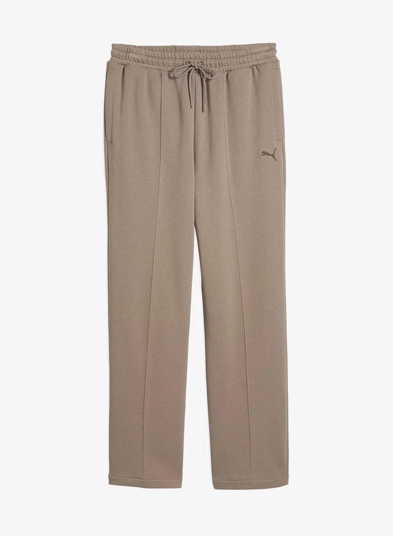 Puma Mouse Gray Essential Relaxed Sweatpants for Men | Best Price UAE