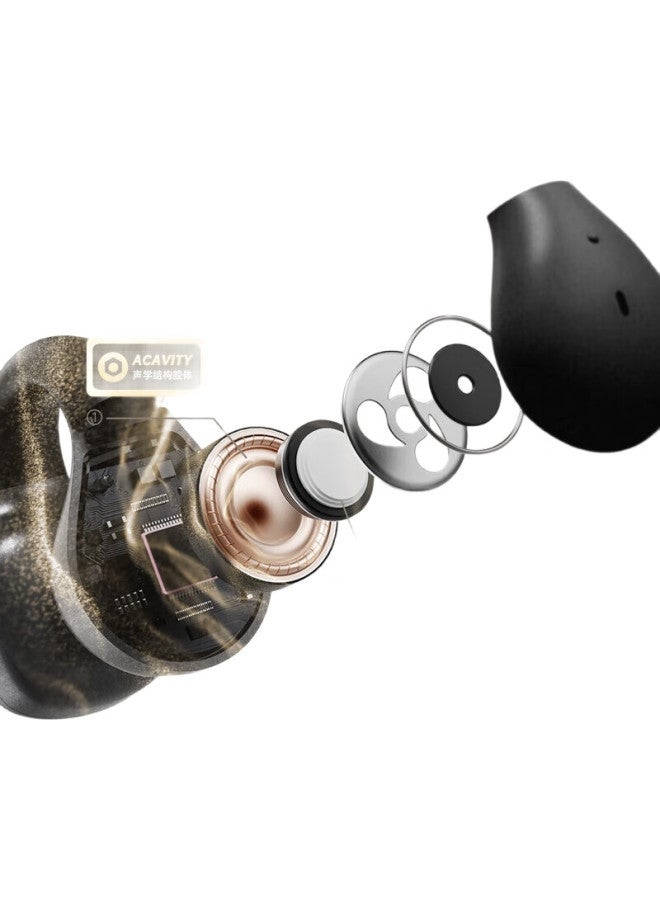 Langston Bluetooth Earphones Bone Conduction Concept Ear-Hook Wireless Open Non-In-Ear Sports Running Cycling Enc Noise Reduction Compatible With Apple Huawei Xiaomi Phones Yellow - Image 1