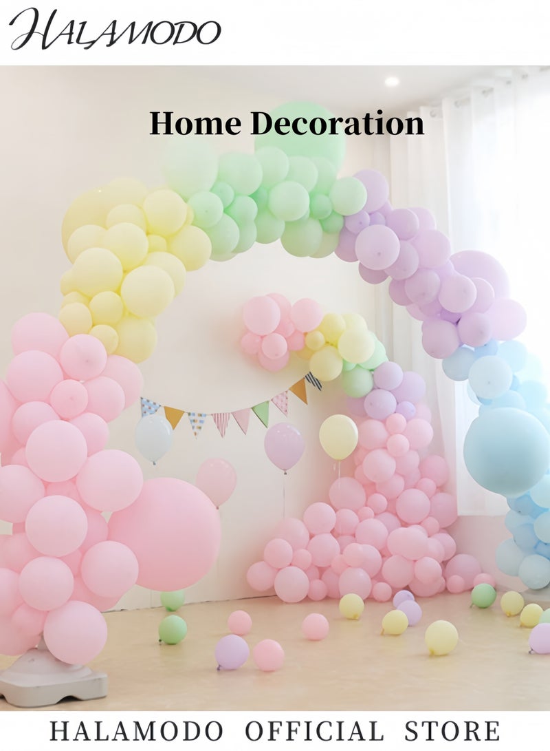 100PCS Pastel Balloons Mixed Color Balloon Macaron Assorted Colors MultiColored Latex Balloons Gift Party Decorations for Birthday & Wedding & Reception (10inch） - Image 4