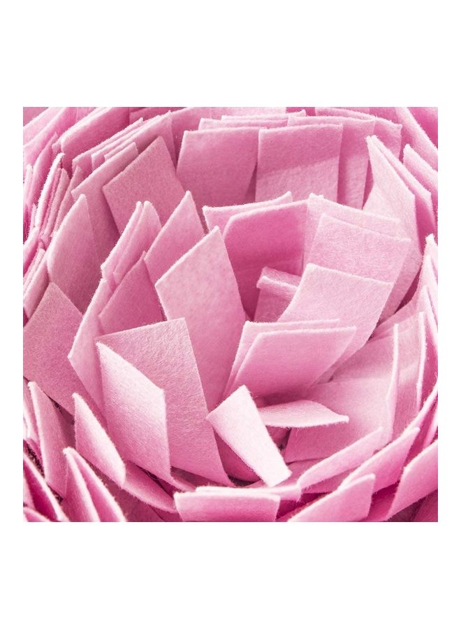 NIBEMINENT Pet Snuffle Feeding Training Mat Grey/Pink - Image 3