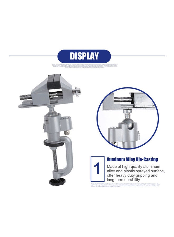 Loquat Table Vise Silver 31x9x16cm - Image 2