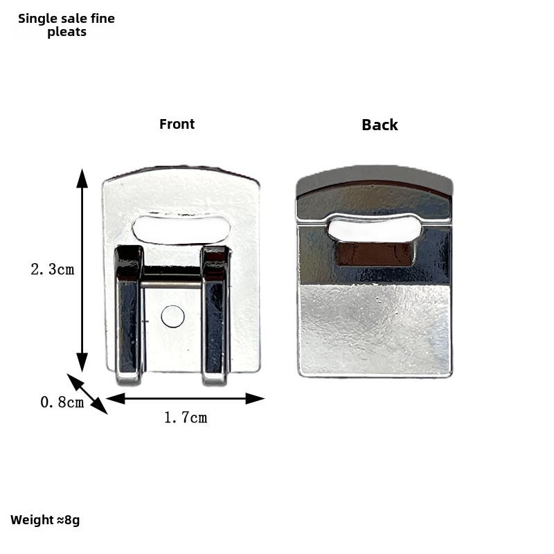 Multifunctional Electric Sewing Machine Foot Collection Single pin pleats