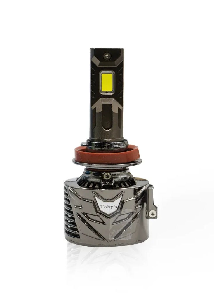 Toby's Toby’s P180 Pro H1 2 Pieces 180W Original Tested LED Headlight Bulb Assembly 18000 Lumens 360W/SET Power Xtreme Bright With Color Temperature 6500K  - Image 2