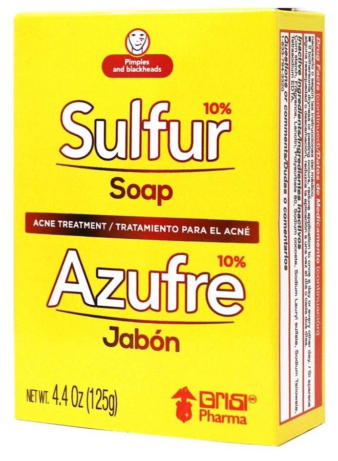 Biosulfur Sulfur Acne Treatment Soap with Lanolin 4.40 Oz Bar - Image 2