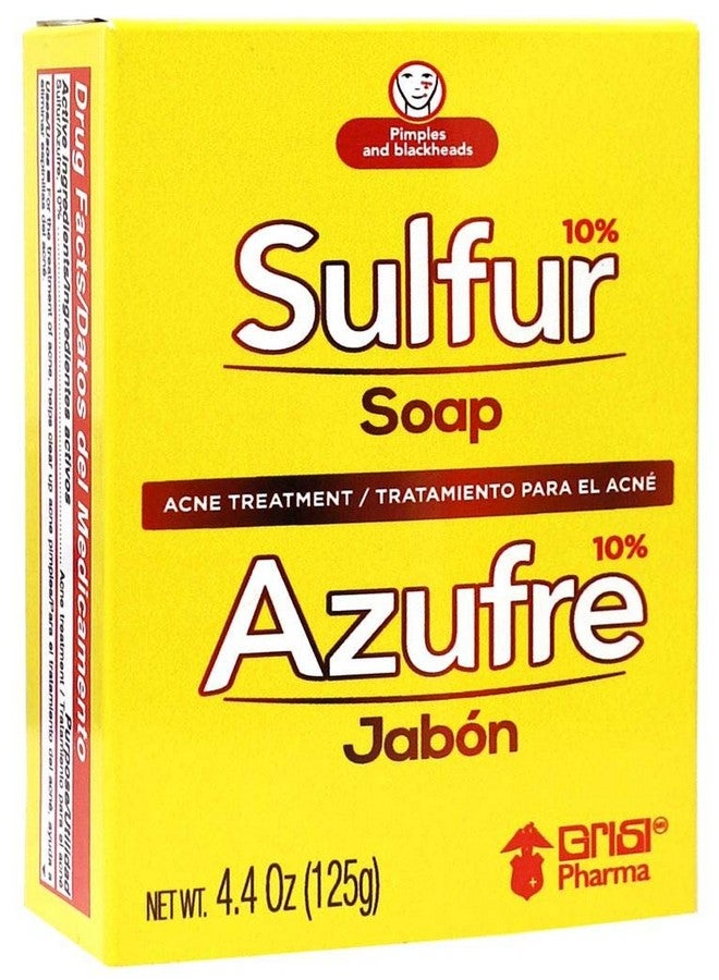 Biosulfur Sulfur Acne Treatment Soap with Lanolin 4.40 Oz Bar - Image 4