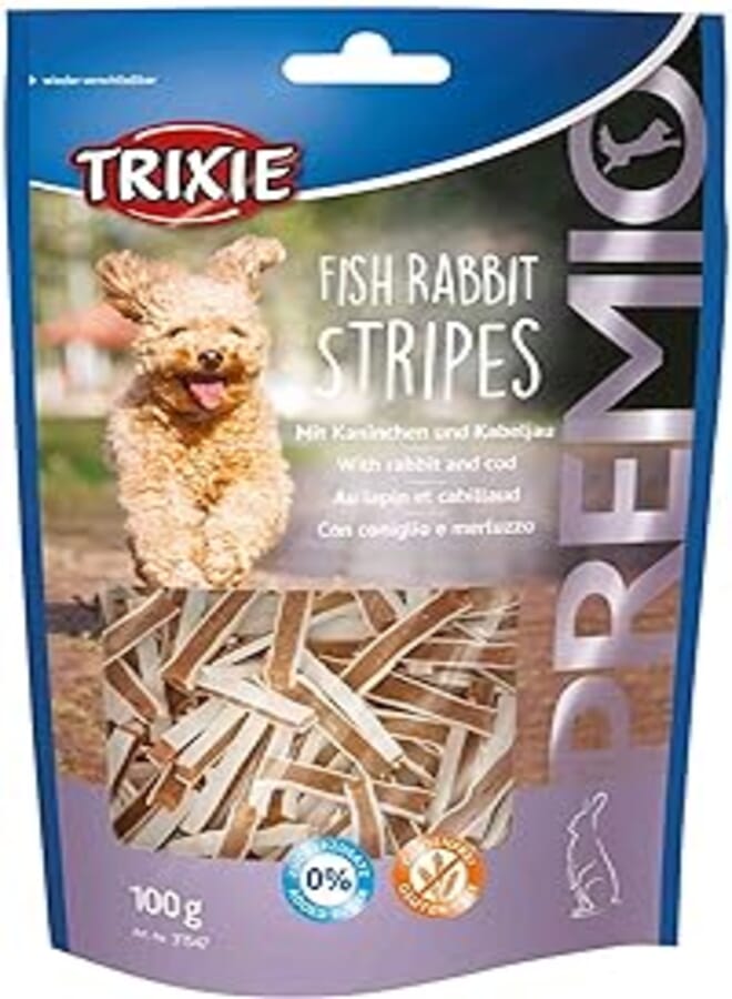Trixie Premio Fish Rabbit Stripes, 100 g