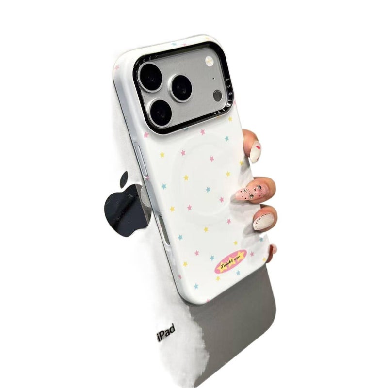 MagSafe iPhone 13 Case Protective with Star Pattern in Colorful for Personal Use - Image 3