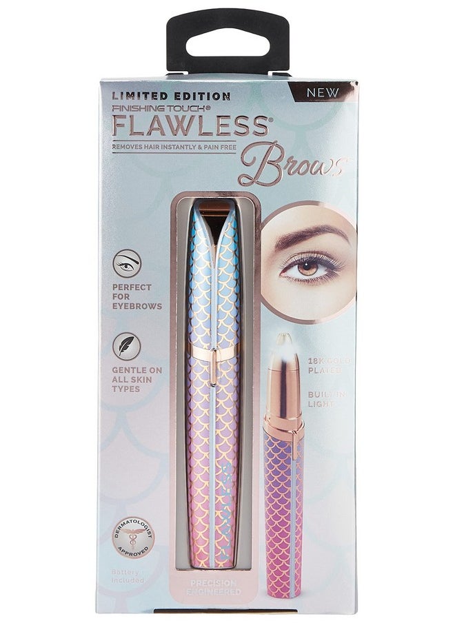 finishing touch Finishing Touch Flawless Brows Eyebrow Pencil Hair Remover and Trimmer, Mermaid  - Image 2