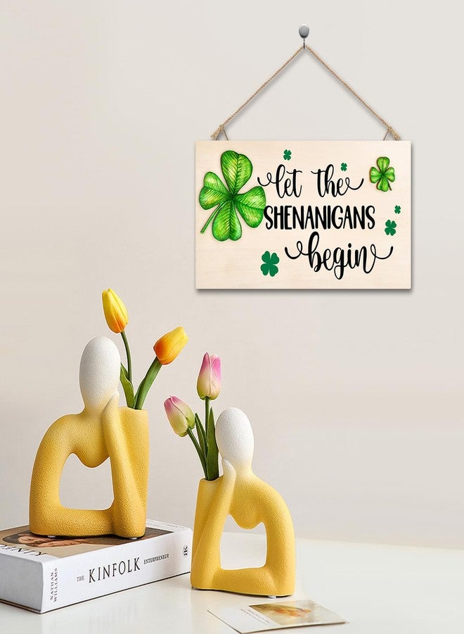 OEAGO Hanging Wood Sign St. Patrick's Day - Image 5
