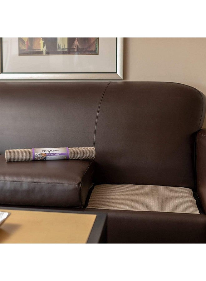 STAR WORKShelf liner Star Work 30x300 Cms Shelf Liners for Kitchen Shelves | Cabinet Cupboard Liner Sheets | Wardrobe Mat Anti-Skid and Slip Drawer Matting Roll Waterproof Slab Cover with Extra Grip (Dusty Fog, Washable), Anti-Slip Mat - Image 2