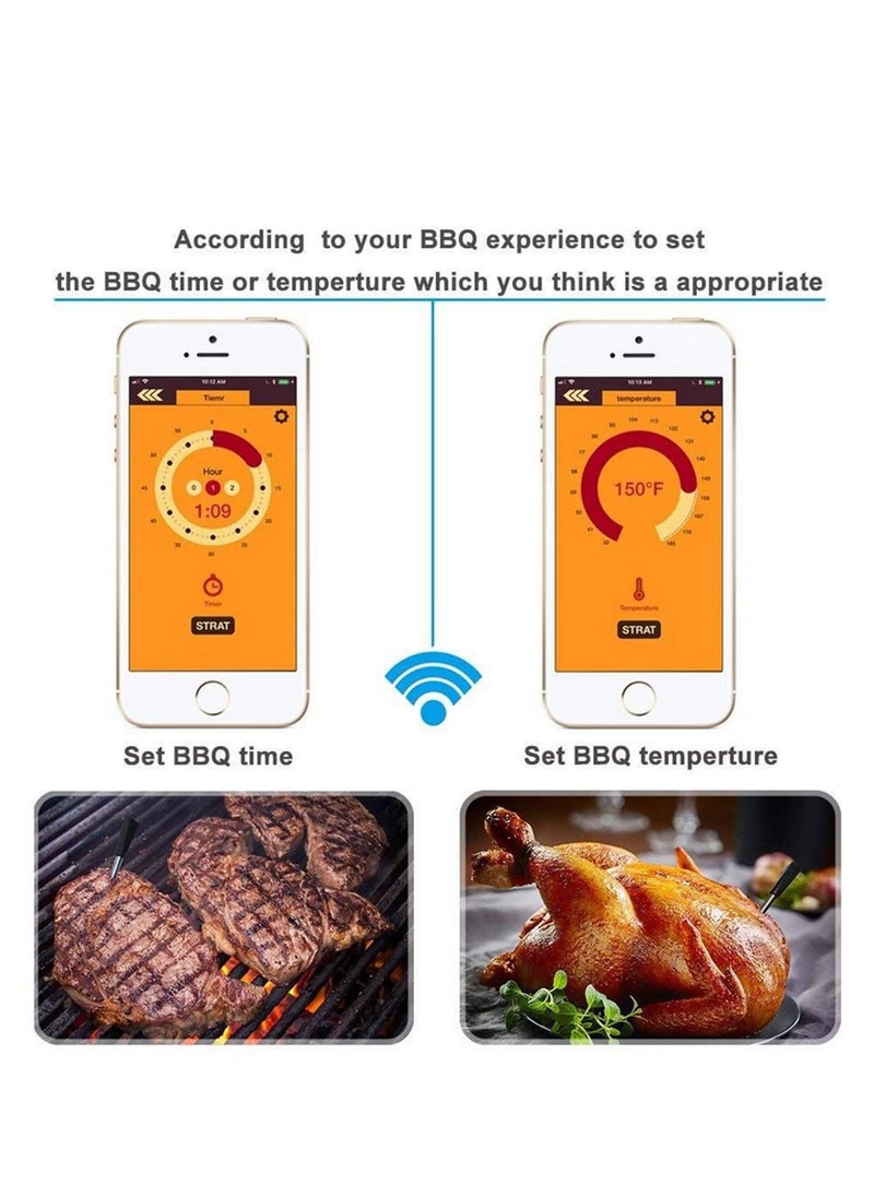 Generic - Smart Meat Thermometer with Wireless Bluetooth Connectivity - Image 1