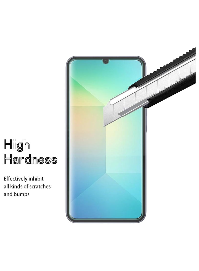 عبوة من قطعتين من واقي الشاشة لهاتف Samsung Galaxy A06 / Galaxy A07 من الزجاج المقوى المقاوم للكسر والخدش عالي الوضوح متوافق مع Samsung Galaxy A06 / Galaxy A07 - Image 4