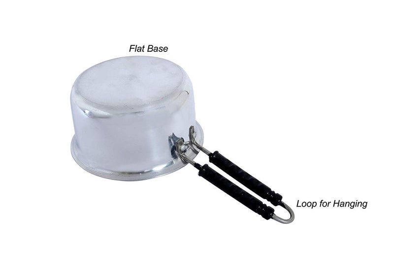 Dharam Paul Traders Small Saucepan for Tea, Milk 1 Litre,Without Lid, 1 Liter, 1 Piece, Aluminium - Image 4