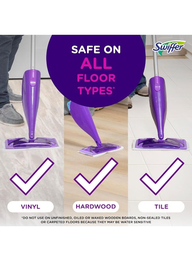 Swiffer Wetjet Hardwood Floor Mopping and Cleaning Solution Refills, All Purpose Cleaning Product, Lavender Vanilla and Comfort Scent, 1.25 Liter, 2 Pack - Image 2