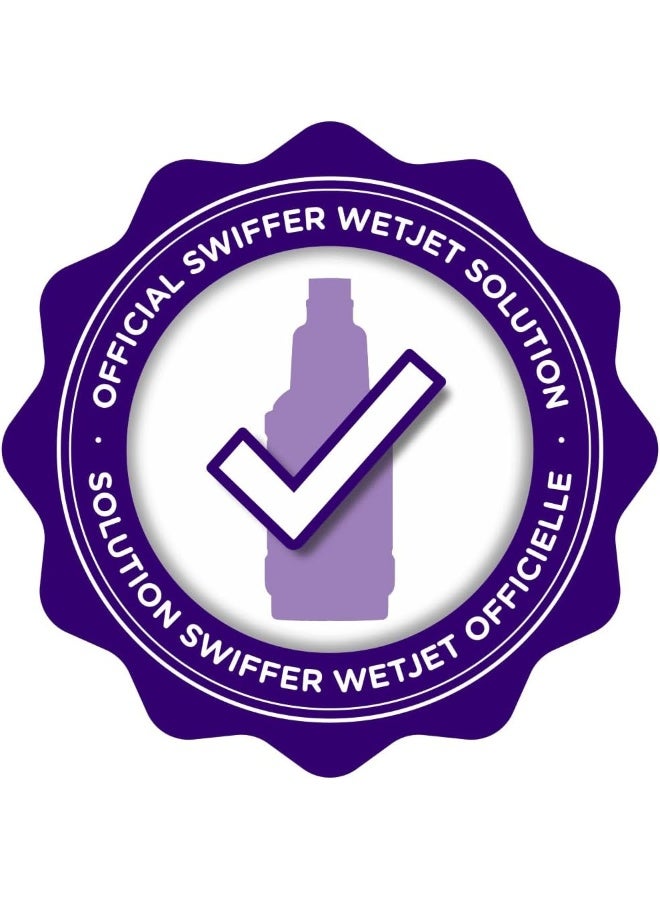 Swiffer Wetjet Hardwood Floor Mopping and Cleaning Solution Refills, All Purpose Cleaning Product, Lavender Vanilla and Comfort Scent, 1.25 Liter, 2 Pack - Image 4