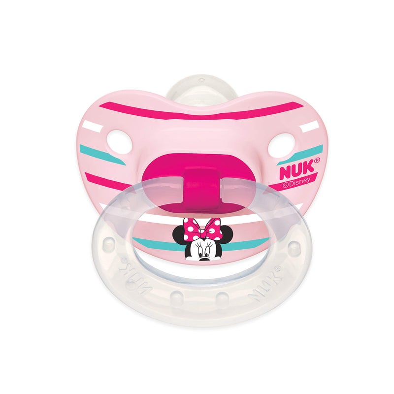 NUK Disney Baby Puller Pacifier, 0-6 Months, Girl/Minnie Mouse, 1 pk - Image 3