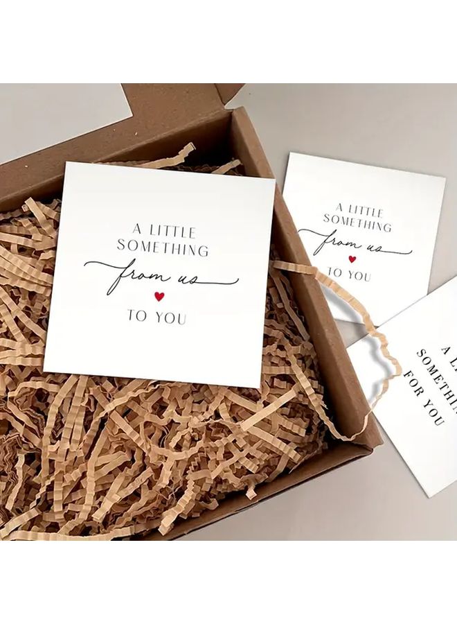 50 Pack Square Thank You Cards With Heart Accents Matte Finish 2.36x2.36 Inch - Image 4
