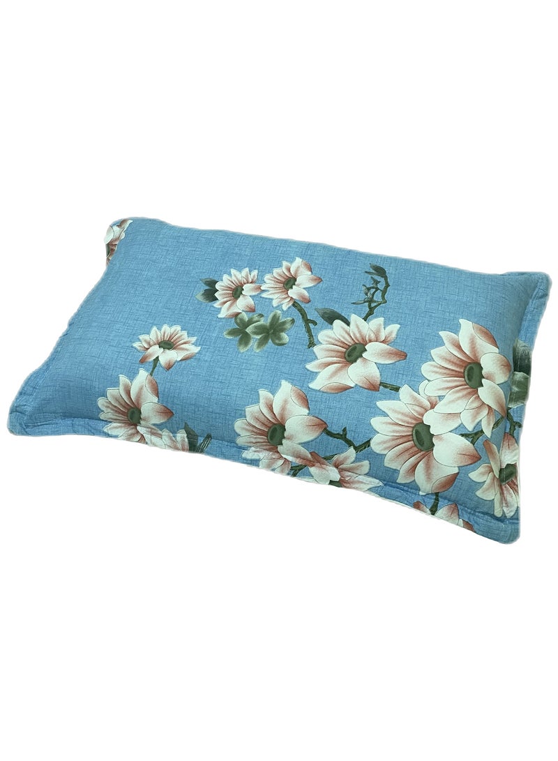 سليب نايت طقم 2 قطعة غطاء وسادة نمط زهور حجم 50*75 سم - Image 2