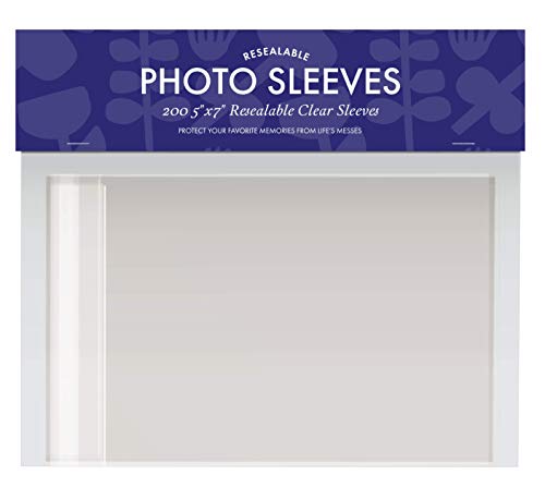 Jot  Mark Jot & Mark Photo Sleeves Protector 200 Count (5x7) - Image 1