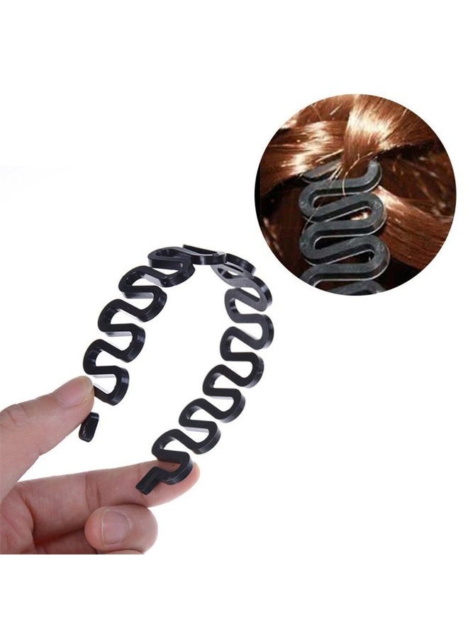 Wendy Mall 3 Pcs Hair Braiding Tool Roller With Hook Magic Hair Twist Styling Bun Maker DIY Hair Style Accessories Black  - Image 3