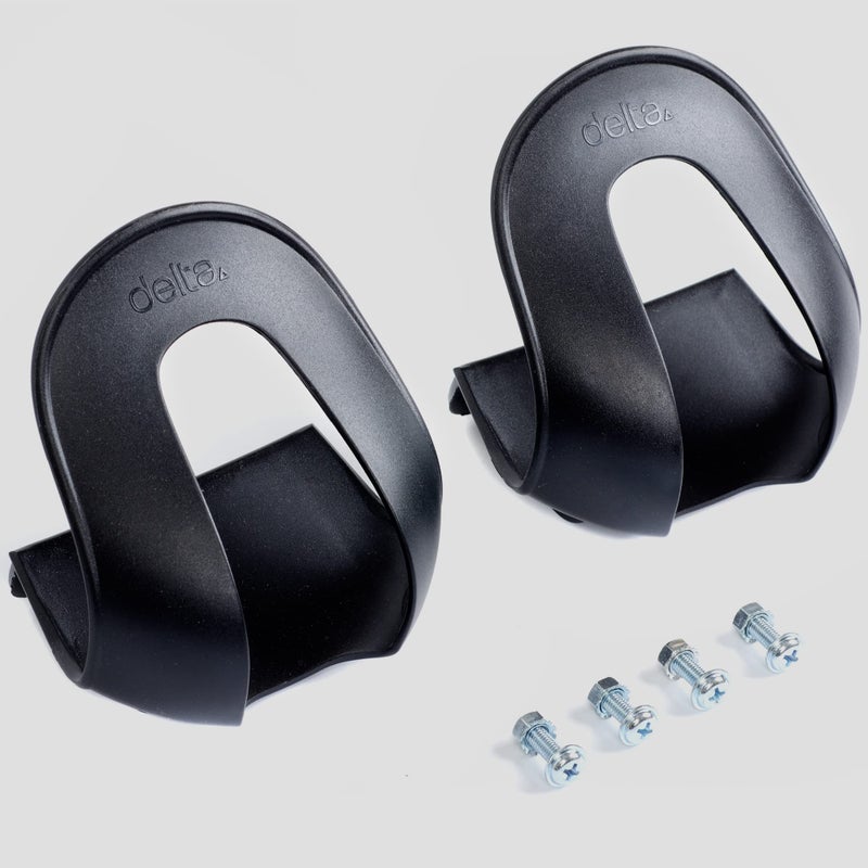 Delta Cycle & Home Cycle Bike Strapless Toe Clips , Black - Image 5