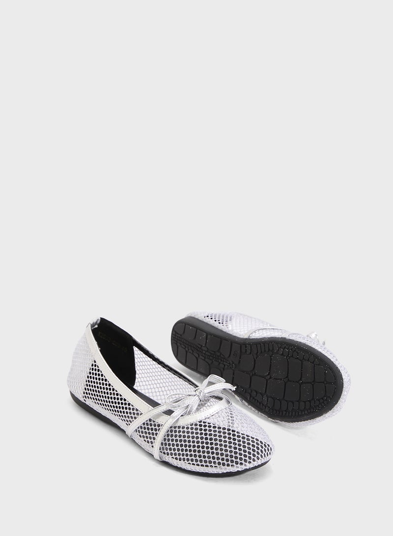 Ginger Mesh Ballerina Flat  - Image 3
