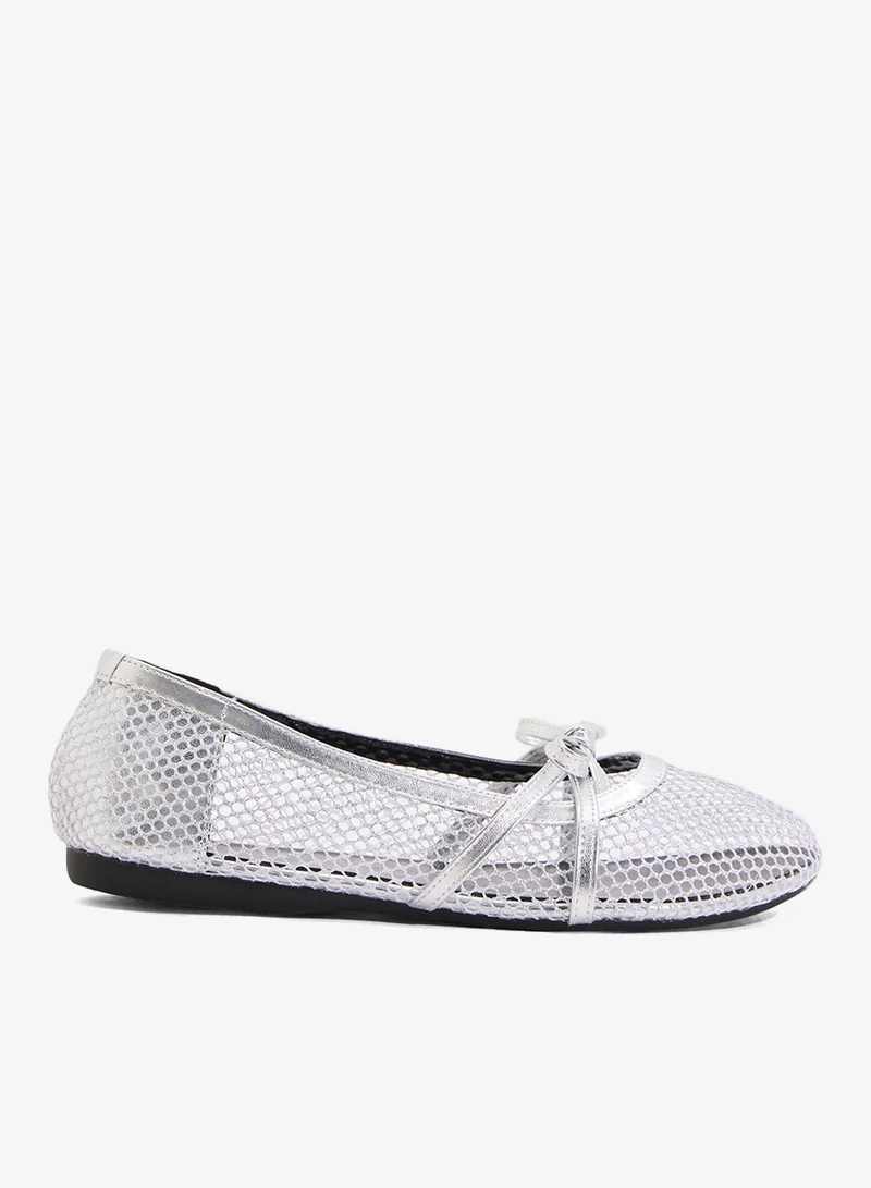 Ginger Mesh Ballerina Flat