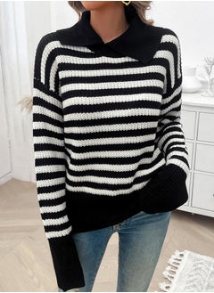 Chunky Knit Stripe Detail Regular Fit Sweater - pzsku/ZE22FBDA665482EC5C647Z/45/_/1732177935/4375b3c7-f3bb-426b-b237-c6e136b628a6