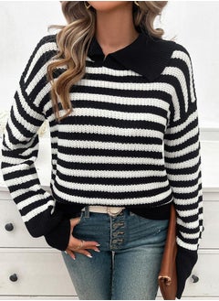 Chunky Knit Stripe Detail Regular Fit Sweater - pzsku/ZE22FBDA665482EC5C647Z/45/_/1732177936/75ef40a3-9e67-49dc-b5db-2acf50b86fb0