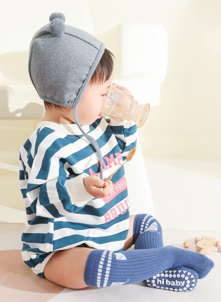 Y&D Baby Non Slip Knee High Socks Newborn Toddler Tube Stockings with Grips Anti-Skid Infants Crawling - Image 5