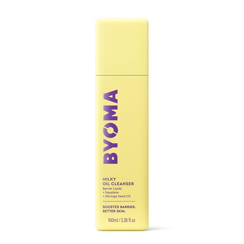 BYOMA Milky Oil Cleanser - Hydrating Facial Cleanser for Skin Barrier Repair - Tri-Ceramide Face Wash for Sensitive Skin & All Skin Types - Deeply Hydrated Skin, No Oily Residue - 3.38 fl oz - Image 1