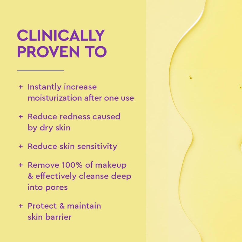 BYOMA Milky Oil Cleanser - Hydrating Facial Cleanser for Skin Barrier Repair - Tri-Ceramide Face Wash for Sensitive Skin & All Skin Types - Deeply Hydrated Skin, No Oily Residue - 3.38 fl oz - Image 2