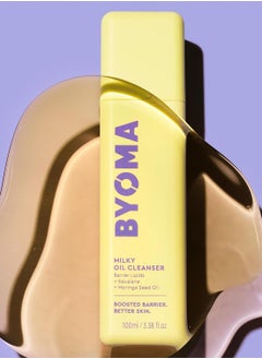 BYOMA BYOMA Milky Oil Cleanser - Hydrating Facial Cleanser for Skin Barrier Repair - Tri-Ceramide Face Wash for Sensitive Skin & All Skin Types - Deeply Hydrated Skin, No Oily Residue - 3.38 fl oz  - Image 2
