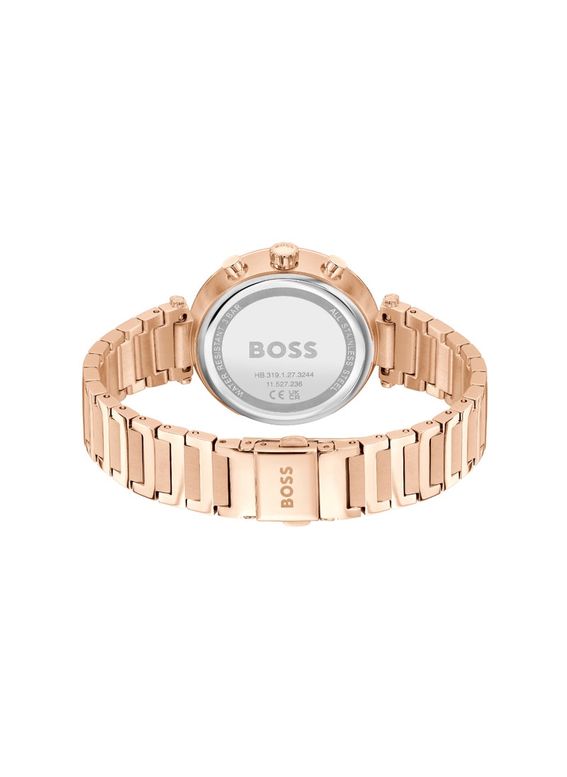 HUGO BOSS HUGO BOSS WATCH ROUND ANALOG WOMEN'S SILVER WHITE CASE WATCH - 1502774  - Image 2
