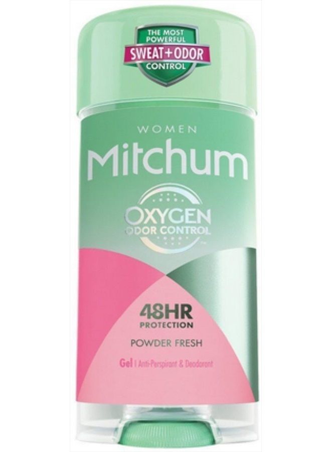 Mitchum for Women Clear Gel Antiperspirant & Deodorant-Powder Fresh-3.4 oz