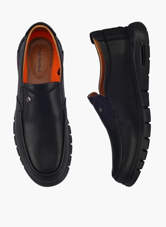 Le Confort Men Slip-On Leather Loafers
