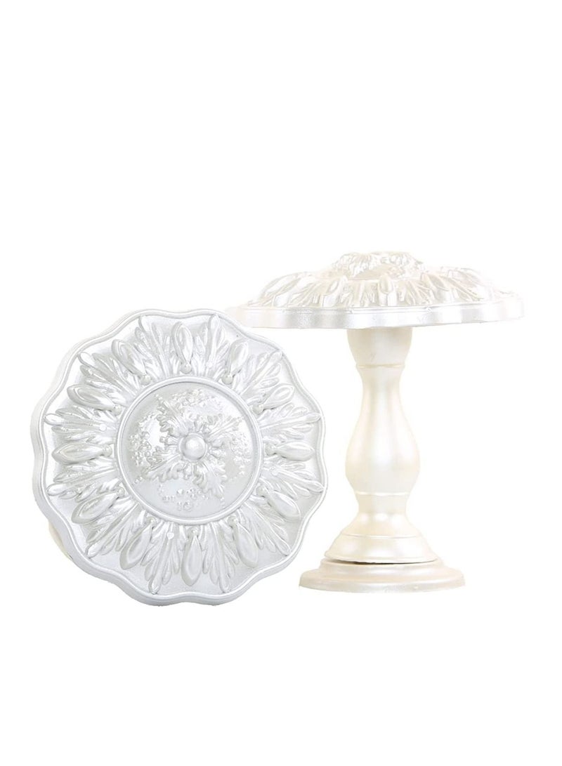 IDT 1 Pair Curtain Holdbacks Window Tie Backs Holders For Bedroom Wall Office Decor Home Sheer Blackout Drapes Blind Curtains Decorations Accessories Buckle Hooks White Colour - Image 2