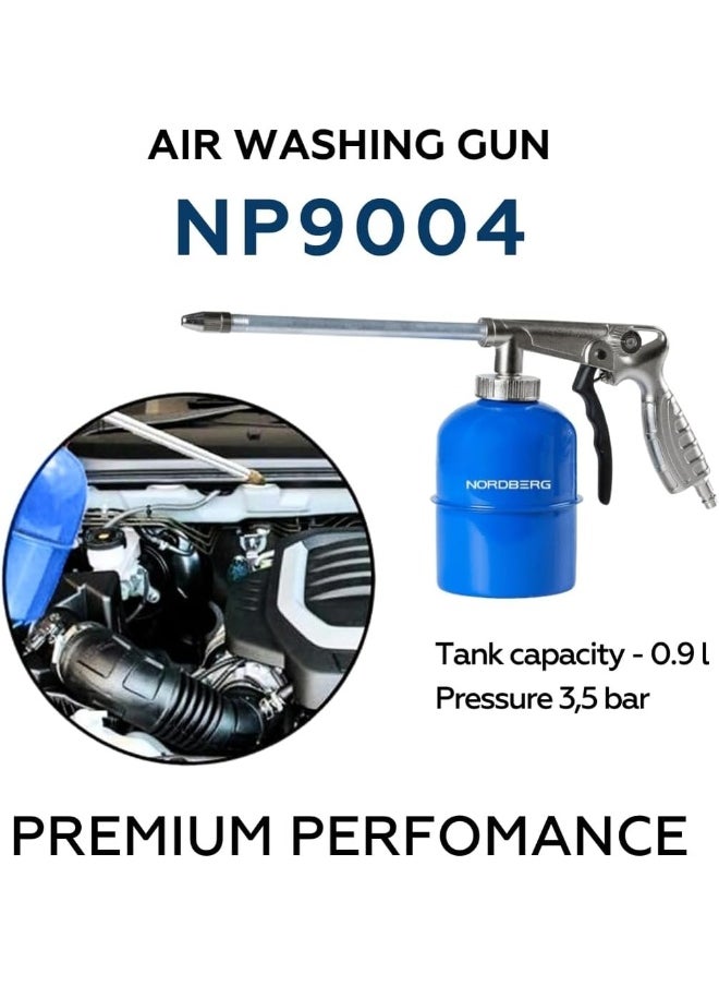 NORDBERG - Air Washing Gun  Np9004, Tank Capacity 0.9 L, Working Pressure 3.5 Bar - Image 1