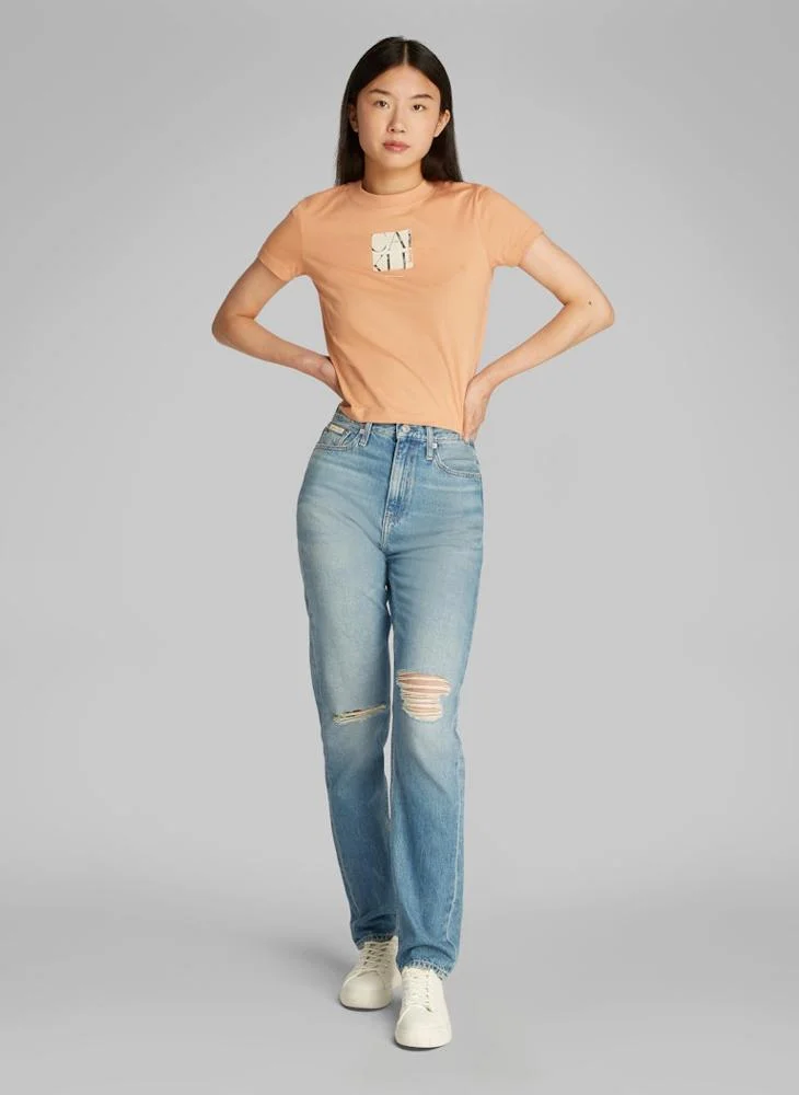 Calvin Klein Jeans Graphic Crew Neck T-Shirt