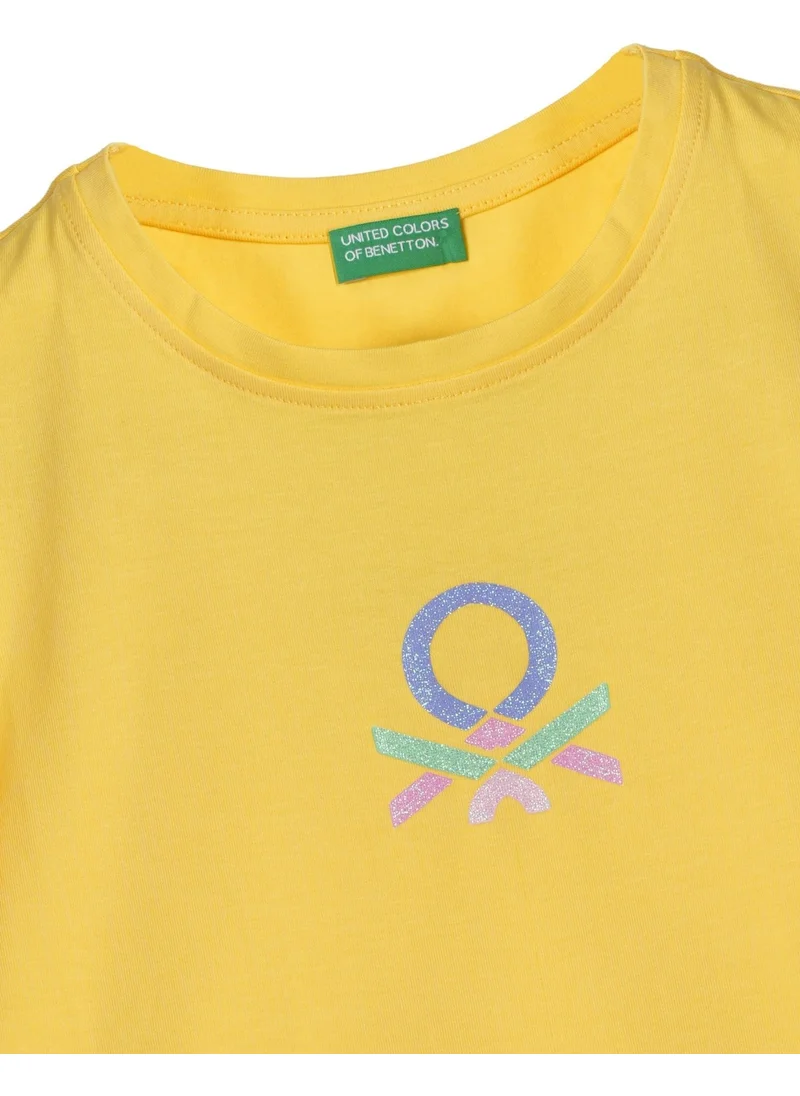 يونايتد كولورز أوف بينتيون Girls' Tshirt BNT-G21242
