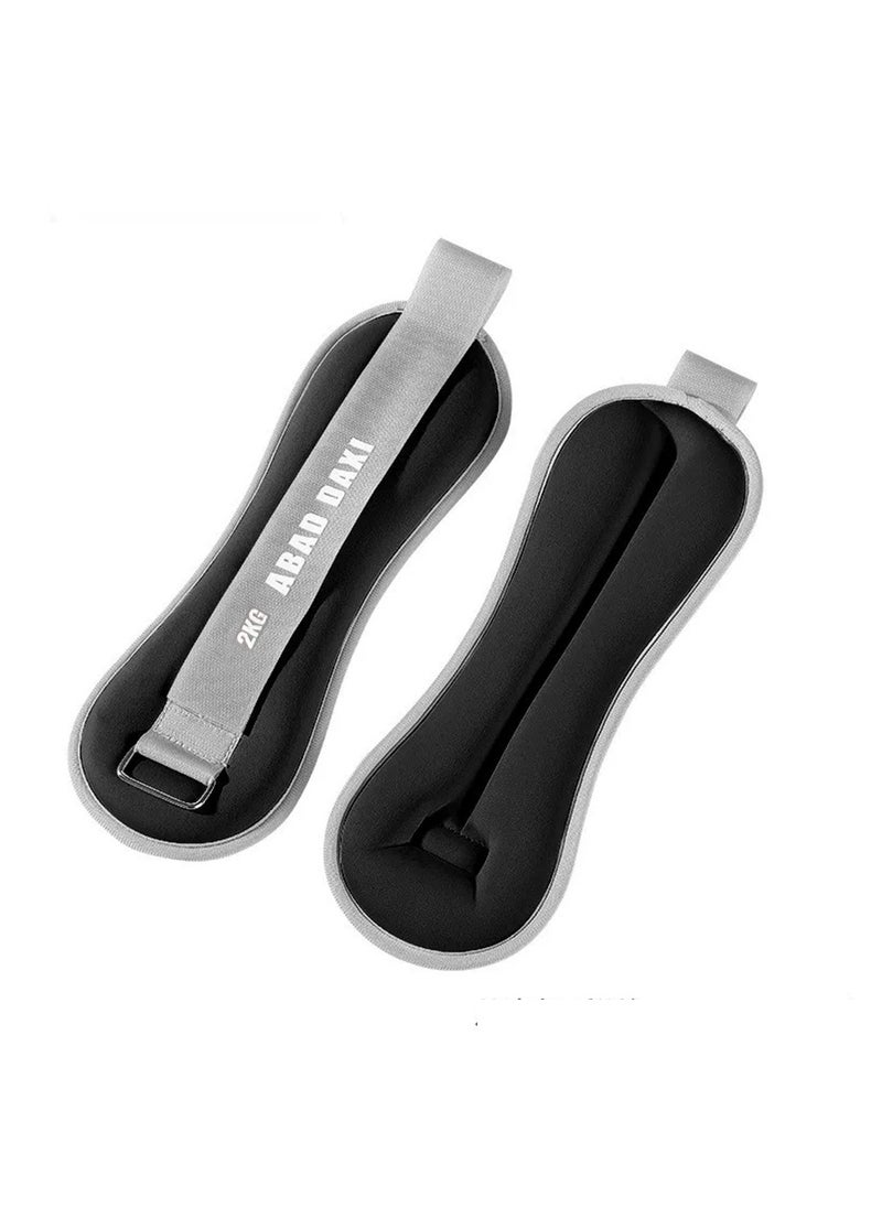 Generic Adjustable ankle and wrist weight-bearing training equipment set 1KG/3KG/4KG - anti-slip adhesive, suitable for both men and women's rehabilitation and fitness equipment, suitable for dancing, jogging, home exercise, and children's training  - Image 2
