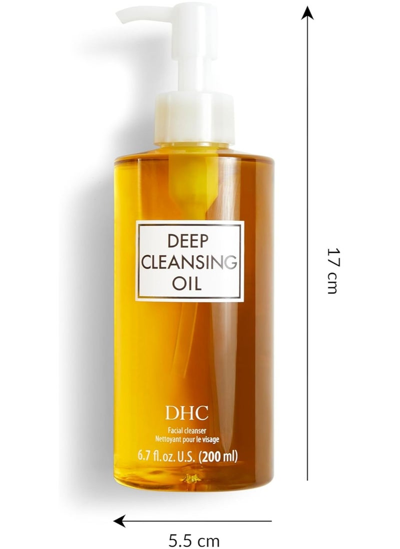 DHC - DHC Deep Cleansing Oil, Facial Cleansing Oil, Makeup Remover ,200ML - Image 1