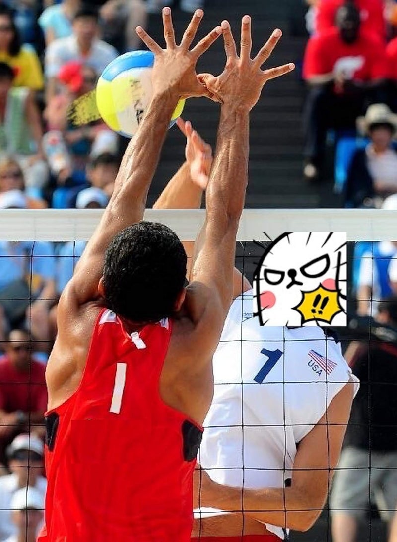 Joerex Foldable Volleyball Net - Badminton Net - Versatile and Portable, Perfect for Backyard, Pool, Schoolyard, Beach, Trips, and Indoor/Outdoor Use, Official Standard Size Volleyball Net Poles Not included - Image 5