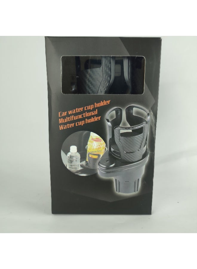 Car Cup Holder with Adjustable Base - Black - Image 5