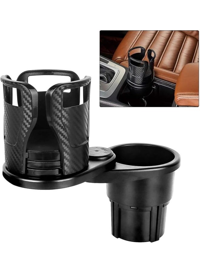 Car Cup Holder with Adjustable Base - Black - Image 3